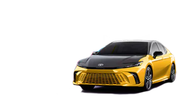 Image of a luxurious yellow Toyota Camry, symbolizing a bonus promotion at Champion Slots Casino. 