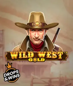  See the bold sheriff of "Wild West Gold," a thrilling slot game by Pragmatic Play. The image shows a confident sheriff with a golden star badge, set against a sun-baked Old West town backdrop. The game's title is prominently displayed in a stylized font, accentuating the theme of adventure and law enforcement in the wild frontier. 