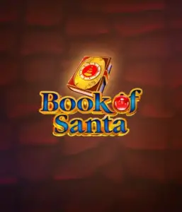 Celebrate the joyous spirit with the Book of Santa game by Endorphina, highlighting an intricately designed golden book emblazoned with Santa's iconic image. This graphic captures the magic and mystery of Christmas, set against a cozy red background. Ideal for those who love Christmas-themed slots, delivering a charming escape. 